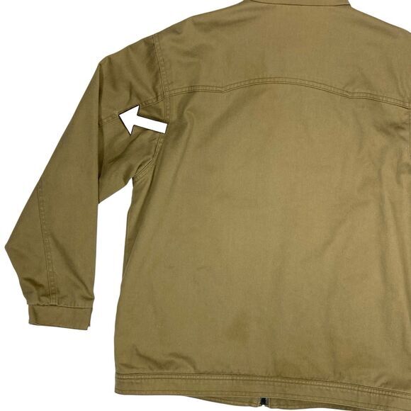 Old Navy Utility Jacket Youth Sz XL Brown Sherpa Lined Smart Casual Winter Coat - Picture 13 of 16